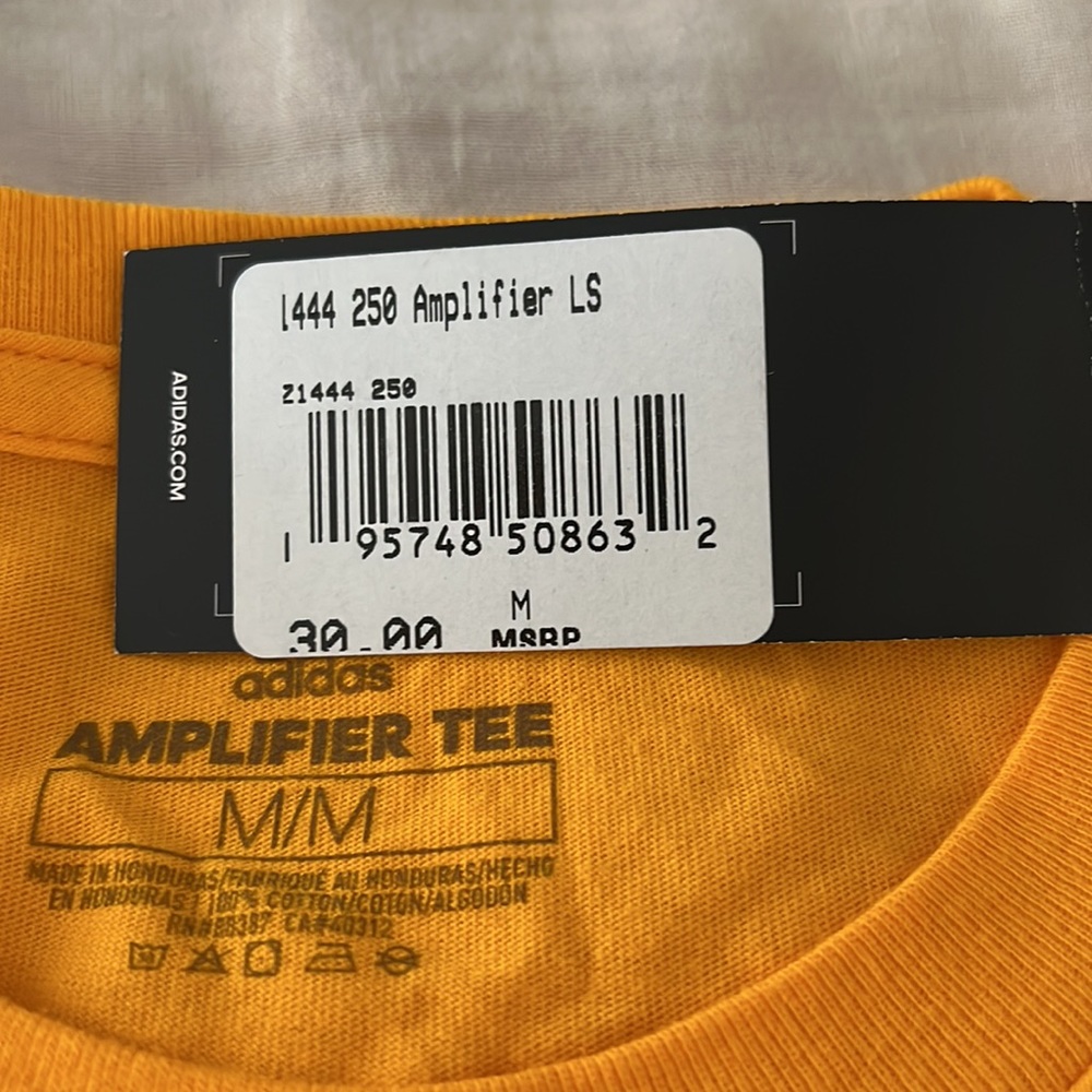 adidas Long Sleeve Amplifier Tee Shirt - Picture 4 of 5